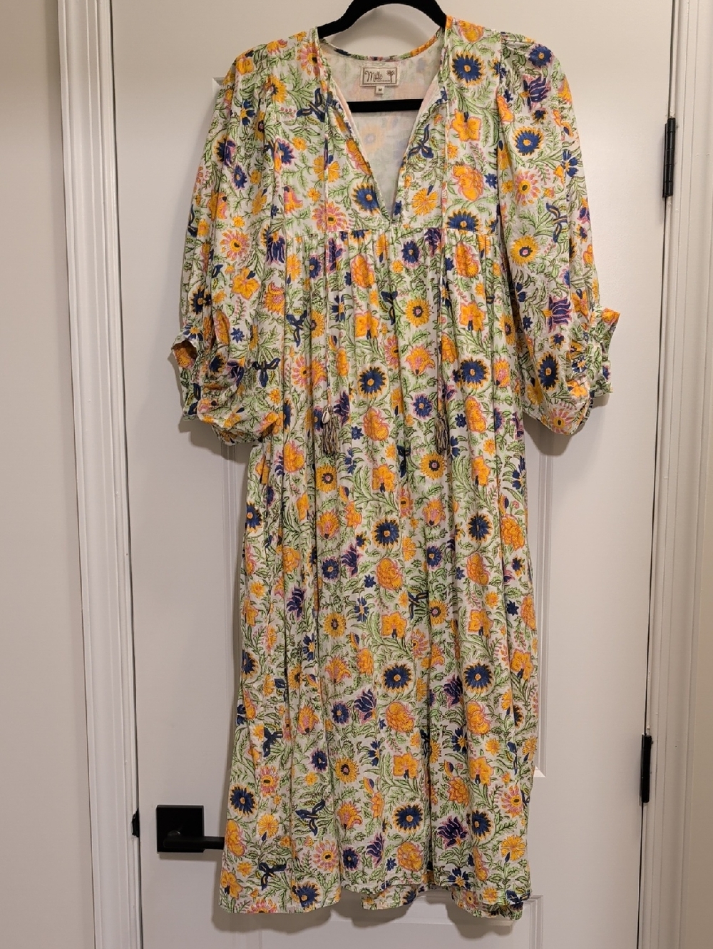 Mille Saffron Dress In Wildflower